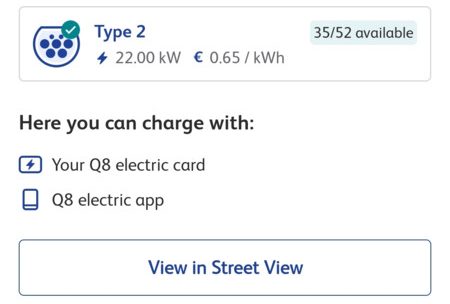 Verbraucher zahlen laut „Q8 electric“ 65 ct./kWh (Stand 22.2.)  
