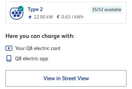 Verbraucher zahlen laut „Q8 electric“ 65 ct./kWh (Stand 22.2.)