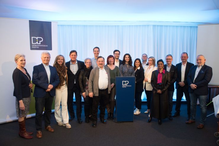 DP-Kandidaten für Esch / Die Blauen sind überzeugt, zur Veränderung der „Minettemetropole“ beigetragen zu haben