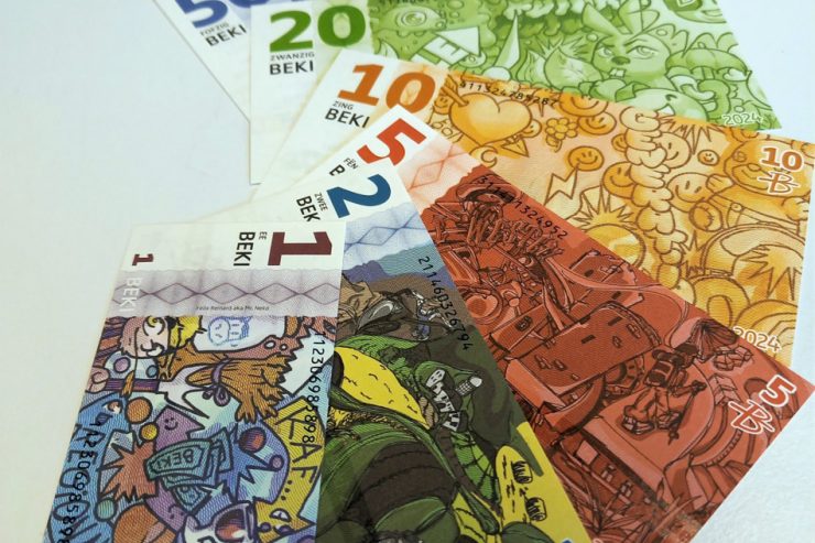 Redingen / Regionale Währung: Beki-Motive zum zehnjährigen Jubiläum neu gestaltet