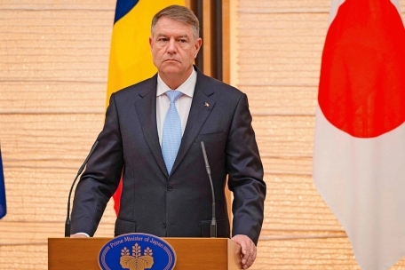 Rumäniens Präsident Klaus Johannis hier während eines Besuchs in Japan