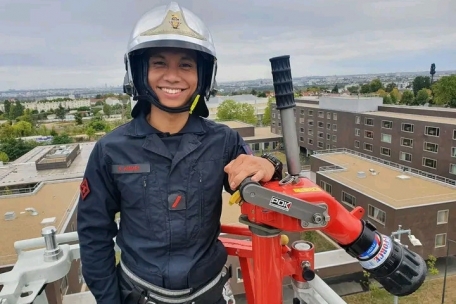 Ein Foto zu Beginn der Karriere: Hier war Kimari noch „sapeur de 1re classe“