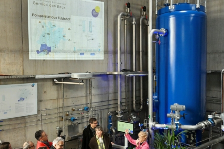 Offizielle Inbetriebnahme der Anlage am Montagmorgen