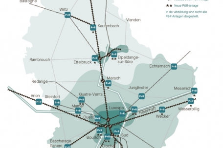 Vision 2035: So sollen die wichtigsten Elemente des multimodalen Verkehrsnetzes Luxemburgs in Zukunft aussehen