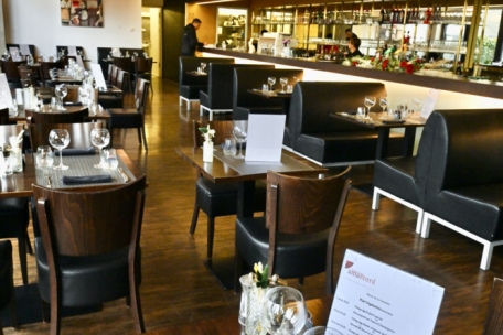 Dem Restaurant stehen 57 Sitzplätze zur Verfügung