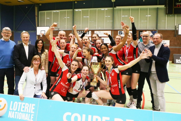 Volleyball / Pokalfinale der Damen: Mamer mit überragendem Auftritt zum Pokalsieg