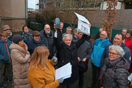 Durch die Viertel führte Historiker und Stadtexperte Robert L. Philippart