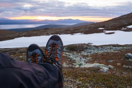 Der abendliche Aufsteig auf den Gipfel des Elgahogna hat sich gelohnt
