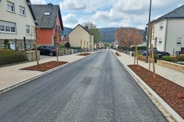 Route de Stegen / Viel befahrene Straße in Schieren ist komplett erneuert