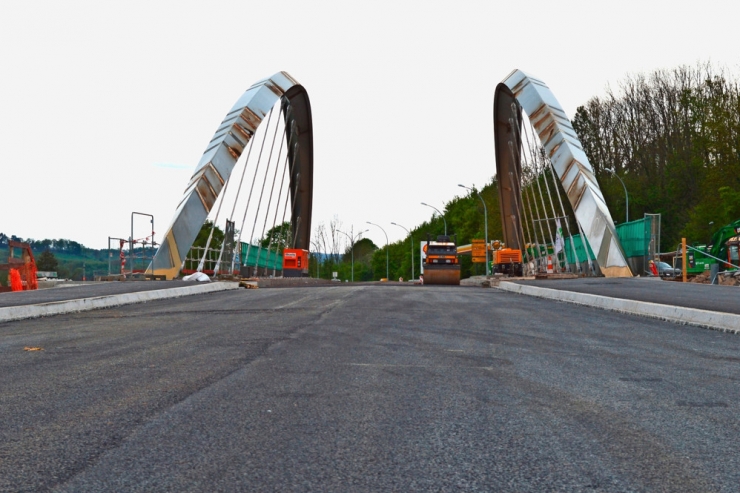 Colmar-Berg/Schieren / Neue Brücke an der N7 ist ab dem 28. Mai befahrbar