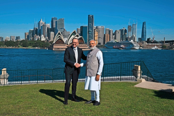 Indopazifik / Indien und Australien rücken näher zusammen
