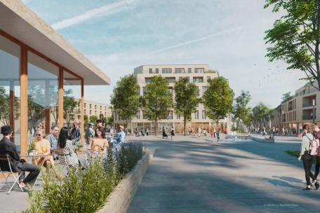 Kein Parken im öffentlichen Raum, stattdessen Vorfahrt für Fußgänger: Das sind die Pläne für Kayl-Nord