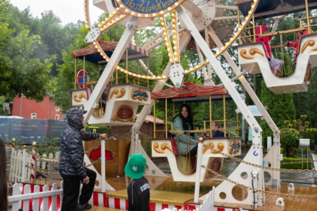 Hoch hinaus mit dem Nostalgie-Riesenrad