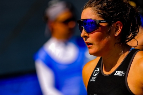 Triathlon /  Lehair läuft bis auf Platz 5 nach vorne