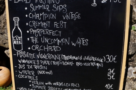 „Blind Tasting“ war angesagt im Domaine Laurent & Rita Kox