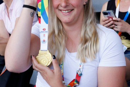 Lena Bidoli hatte die Goldmedaille in der Sporttasche verstaut
