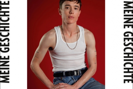 Cover des Buches „Pageboy – Meine Geschichte“ von Elliot Page. Das erste Buch des Schauspielers erscheint im S. Fischer Verlag.