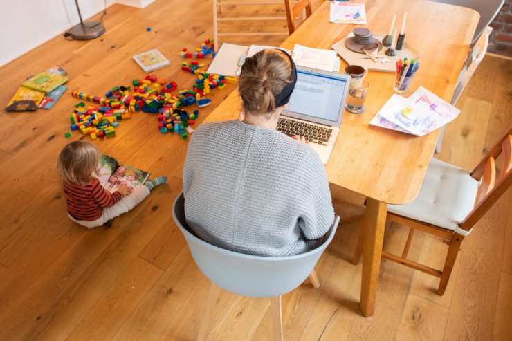 Homeoffice / Luxemburg zählte 2022 zählte zu den Spitzenreitern in Europa