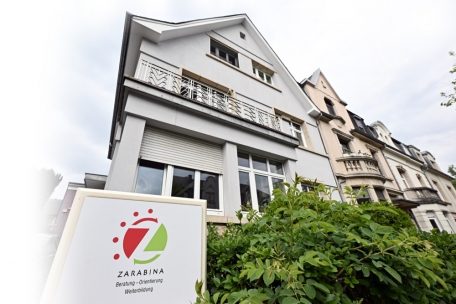 Das Zarabina-Haus in der Escher rue Emile Mayrisch