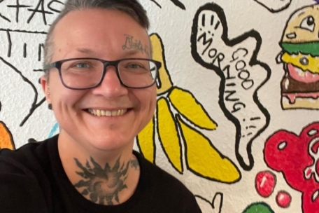 René ist im Centre Cigale angestellt