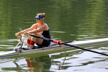 Nur noch ein paar Schläge bis zur ersehnten Zielankunft in der Marina in Schwebsingen