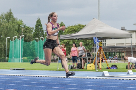 Patrizia van der Weken wollte am Sonntag kein unnötiges Risiko eingehen