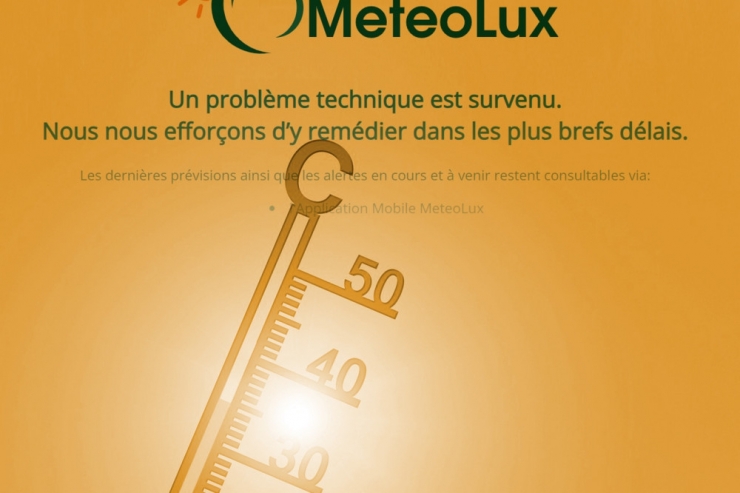 Luxemburg / Wetterdienst MeteoLux warnt wieder vor starker Hitze – und ist im Internet seit Tagen nicht erreichbar