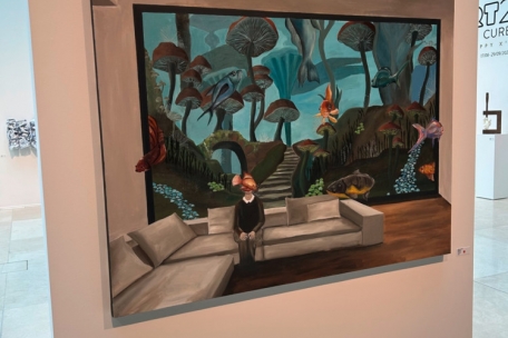 „Escaping Monotone“ von Adrien Schwirtz in der Galerie Indépendance am Hauptsitz der BIL