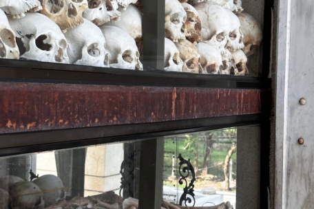 Schätzungen zufolge fielen zwei Millionen Menschen dem Genozid der Khmer Rouge zum Opfer