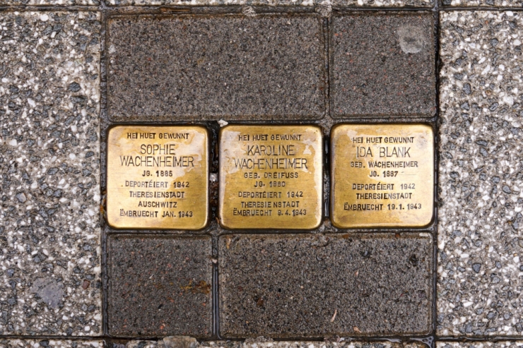 Stolpersteine in Esch (6) / Die Familie Wachenheimer und ihre Deportation nach Theresienstadt und Auschwitz