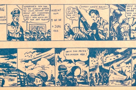 Extrait de „De lânge Wé“ de Pierre Bergem, publié dans „Ons Jongen“ de janvier à juillet 1946
