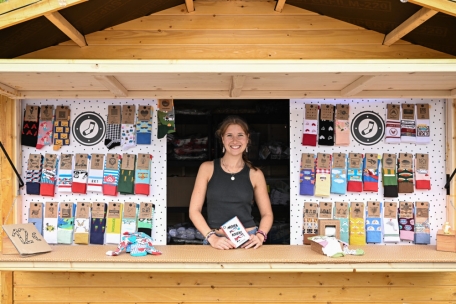 Die Firma Dirty Socks aus Differdingen bietet Strümpfe mit typischen Motiven aus Luxemburg