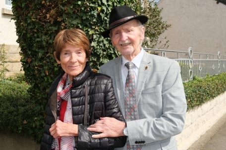 Das Ehepaar Josée und Carlo ist für die Fusion der Gemeinden Bous und Waldbredimus