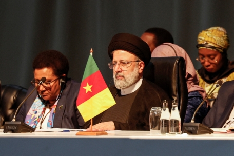 Der iranische Präsident Ebrahim Raisi auf dem Brics-Gipfel in Südafrika
