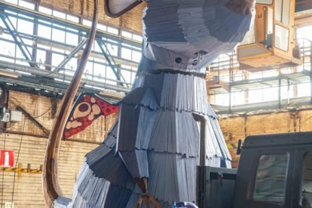 Maus Barbara ist startklar für die diesjährige „Nuit de la culture“