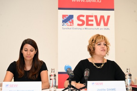 Schulpolitik / Lehrergewerkschaft SEW/OGBL stellt Minister Meisch schlechtes Zeugnis aus