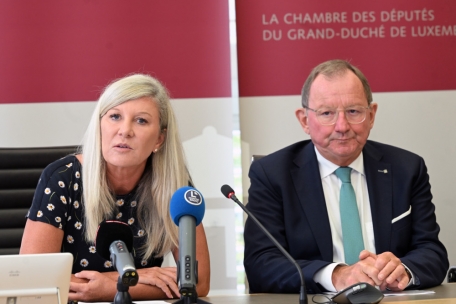 Ausschusspräsidentin Nancy Kemp-Arendt und Chamber-Präsident Fernand Etgen