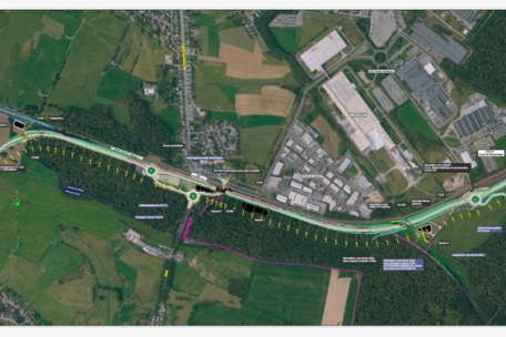 Die neue Variante der Umgehungsstraße von Bascharage