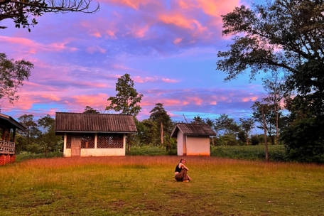 Fantastisches Farbenspiel auf dem Bolaven-Plateau