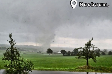 Windhose / Meteorologe bestätigt Tornado in Deutschland kurz hinter der Grenze zu Luxemburg