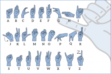 Sprechen mit den Fingern / Internationaler Tag der Gebärdensprache