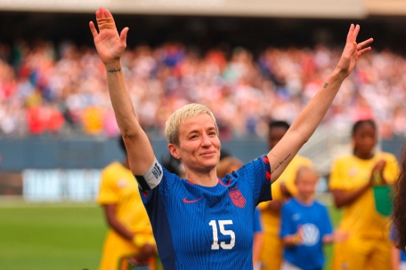 Fußball / Megan Rapinoe: Die letzte Verbeugung im US-Trikot