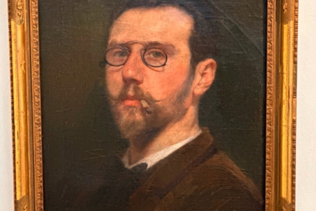 Guido Oppenheim, Autoportrait, 2e moitié du 19e – 1re moitié du 20e siècle, huile sur toile, 50 x 40 cm