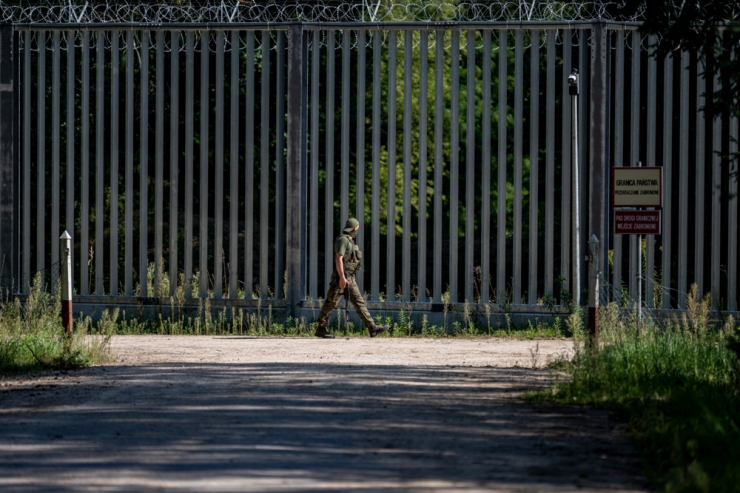 Polen / Trotz Zaun versuchen täglich viele Migranten aus Belarus, die Grenze zu überschreiten
