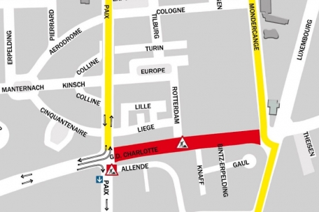 Die zusätzliche Sperrung der Avenue de la Paix in Richtung Lallingen hat die Verkehrsproblematik in den Vierteln Wobrécken und Dellhéicht seit dem 23. August wesentlich verschärft