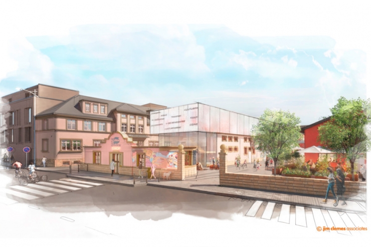 Esch / Vorprojekt zur Renovierung: Die Kulturfabrik soll größer, offener und grüner werden