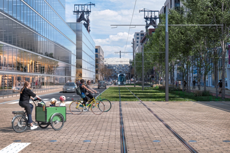 Mobilitätskonzept / Drei Fahrspuren weniger: So wird die „Betonwüste“ Belval in Zukunft aussehen