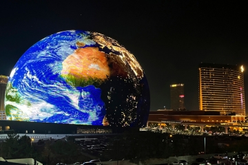 Las Vegas / Konzertkugel mit Tausenden LEDs – U2 eröffnet spektakuläre Eventhalle mit Bibber-Effekt