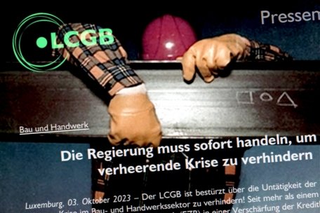 „Verheerende Krise“ in Bau und Handwerk / LCGB fordert eine Tripartite – OGBL sieht die Lage differenzierter