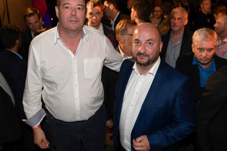 Nach der Wahlschlappe: Parteichef Claude Haagen und Vizepremier Étienne Schneider im Melusina, Oktober 2018